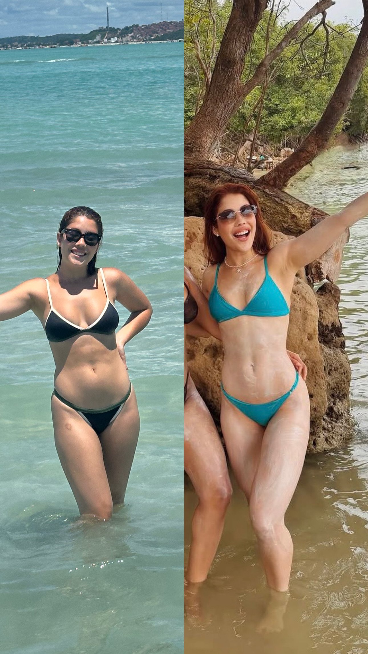 Antes e depois de Leila
